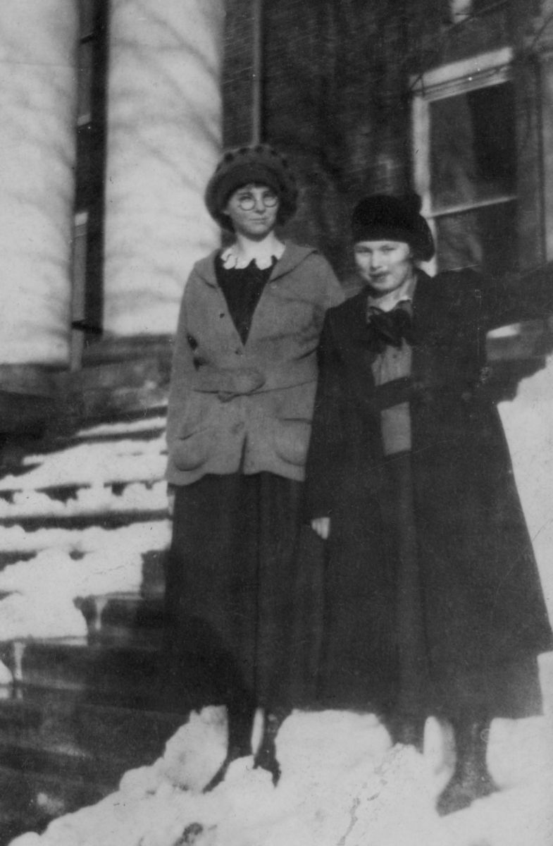 Juniata Voorheis on right